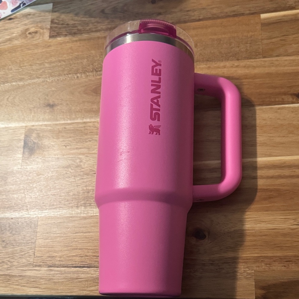 30oz Stanley Pink Insulated Mug with Handle
